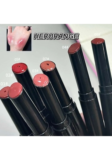 Mirror Glass Jelly Solid Lip Gloss Peach Lipstick Hydrating Clear Water Lip 05 1.8g Pembe