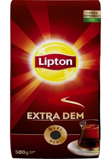 Lipton Extra Dem Siyah Dökme Çay 16 x 500 G