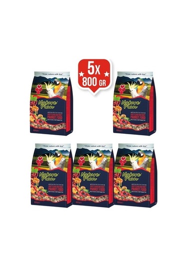 Nature Plan Papağan Yemi 800 G 5 Adet