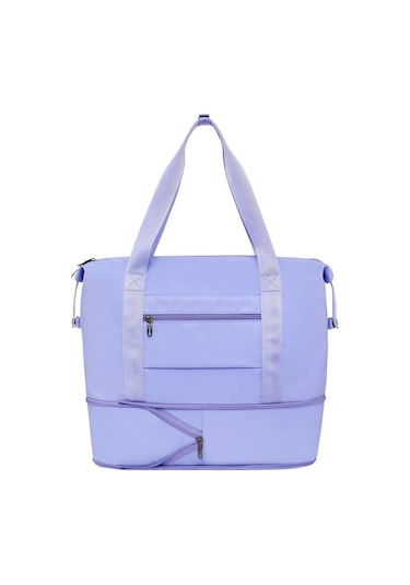 U.s. Polo Assn. U.s. Polo Assn 24000 Anne Bebek Bakım Çantası İç Çantalı Genişleyebilir Omuz Çantası Günlük Kol Çanta Lila-1507 Lila