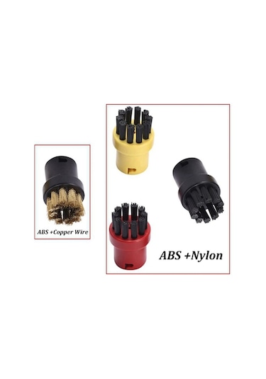 Cbtx Karcher Sc1 / Sc2 / Sc3 / Sc4 / Sc5 İçin Buharlı Fırça Kafaları Buharlı Pişirici Aksesuarları, Stil: Bakır Fırça