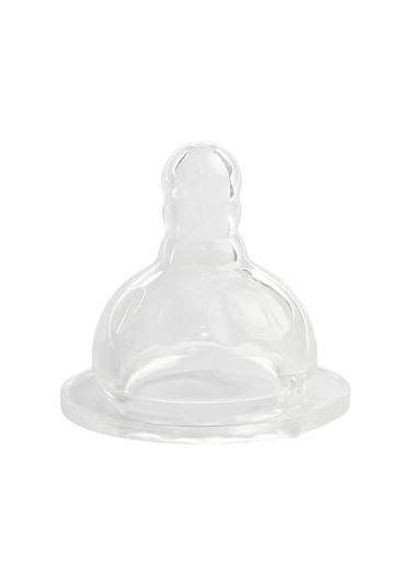 Bosphorusboutique Yumuşak Takım Silikon Sıcak Nipelleri Geniş Emzikler Boyunlu Biberon Bebek Bebek Akış 1pc Et