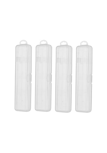 Mufunye Dışarıda Diş Fırçalama Endişesine Son Şık Ve Hijyenik Elektrikli Diş Fırçası Kutusu, Pp Malzeme, 4 Adet, 22 10 6cm.