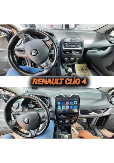 Renault Clio 4 Old 2013-2015 10 inç 6-64 GB PRO Android Carplay Multimedya