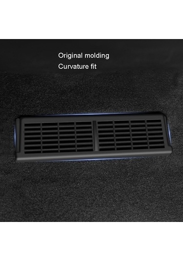 Moly Tesla Model Y Koltuk Altı Havalandırma Kapağı Aksesuar, 1 Çift, Abs Materyal, Kullanışlı Ve Dayanıklı