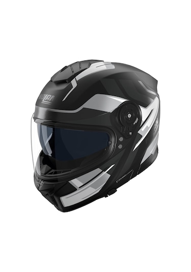 Nolan N80.8 Trittico 359 Kapalı Kask Siyah Beyaz