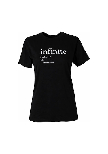 Trender İnfinite O Yaka Siyah Kadın T-shirt 26ydt1000017 Siyah