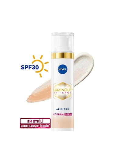 Luminous630 Koyu Leke Karşıtı Cc Yüz Kremi Açık Ton 40ml