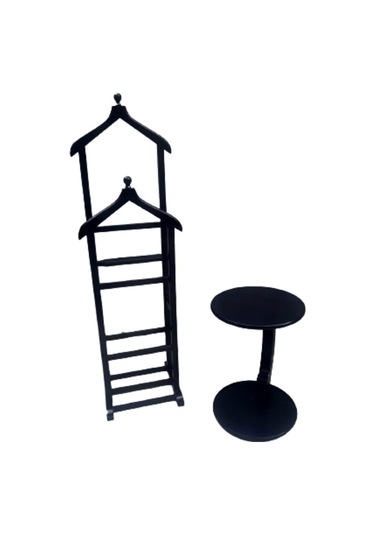 Bengimobilya Dilsiz Uşak C Ufo Takım, Model Parlak Siyah Lake Boya, Çift Tepel