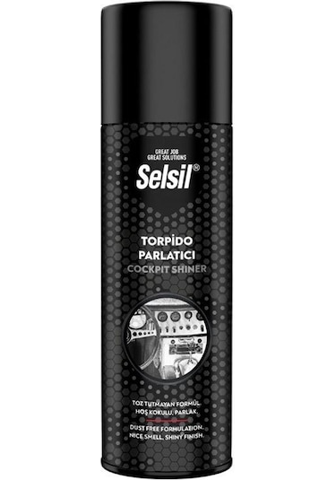 Selsil Torpido Kokpit Temizleme Parlatma Spreyi 200 Ml.