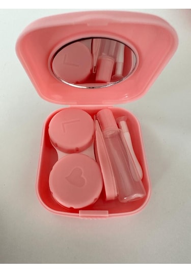 Lionsa Lens Taşıma Saklama Kutu ve Takma Aparatı Seti Pembe