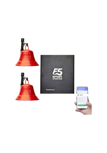 F5 Smart Fabrika Mola Zil Saati Seti İki Çanlı Set