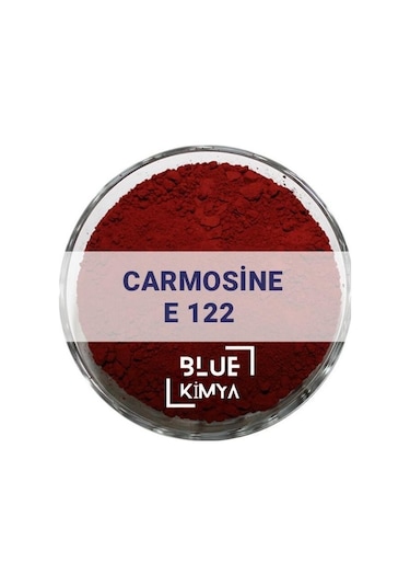 Blue Kimya Carmoisine E122 Vişne Kırmızı Toz Gıda Boyası 250 G