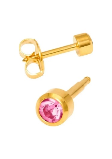 Studex Kulak Delme İçin Küpe Küpeleri 168276755 Açık Sarı