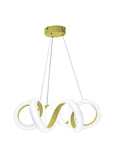 Milla Akrilik Taşlı Ledli 3 Renk Salon Oturma Yatak Mutfak Odası Avizesi Altın - Gold