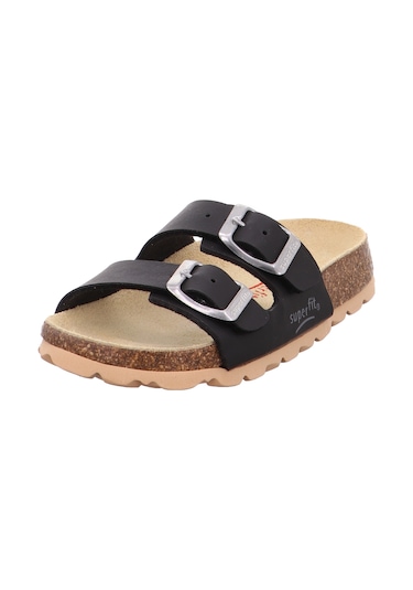 Superfit Fussbett Unisex Mantar Tabanlı Siyah Terlik 800111-0000 Siyah