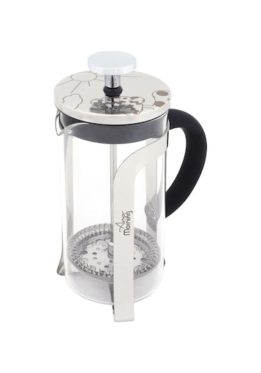 Any Morning Fy450 Kahve Ve Bitki Çayı İçin french Press 600 ML Gri