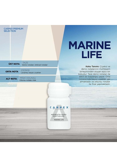 Carpex Aromatik Koku Kartuşu Marine Life 125 ML