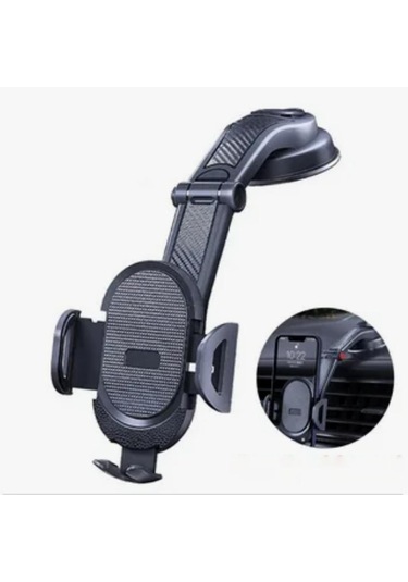 Telefon Tutucu Araç İçi Torpido Üstü Güçlü Vantuzlu Tutucu