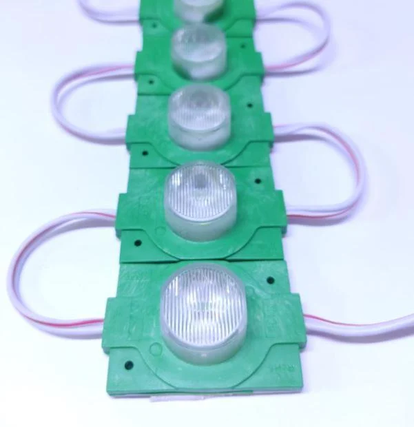 12 Volt Yeşil 1,5 Watt Tekli Lensli 3030 Modül Ip65 10 Adet Yeşil 10 Adet