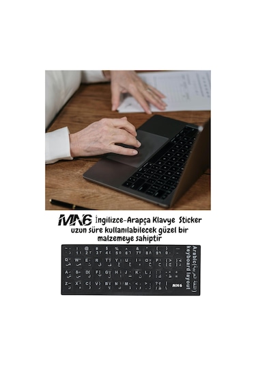 Mn6 Map01 Arapça Klavye Etiketi/silinmez-5 Adet/notebook-pc Uyumlu/arapça Klavye Sticker
