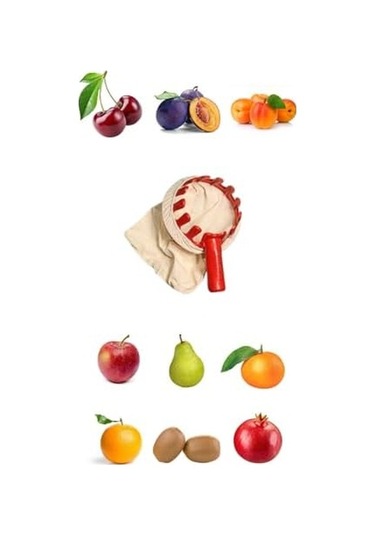 Depoen Pratik Platik Mevye Toplama Aparatı Bez Torbalı