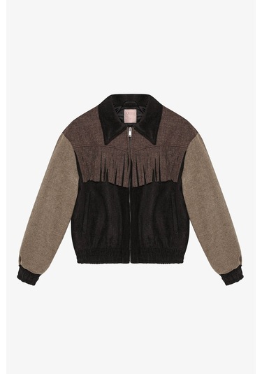 Quzu Siyah Kadın Ceket Ckt01037 Siyah