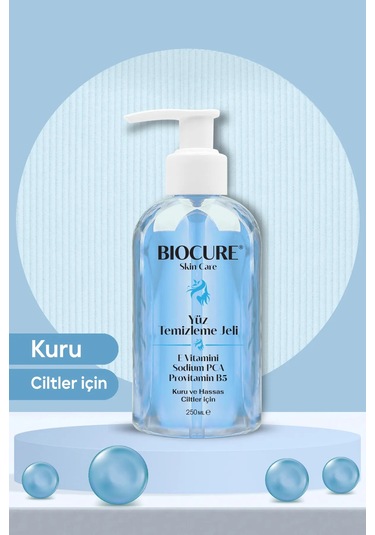 Biocure Kuru Hassas Ciltler İçin Yüz Temizleme Jeli 250 ML