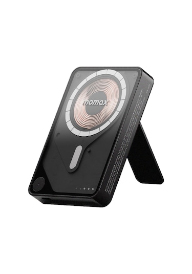 Momax IP132HKD Power X Pro+Magnetic Wireless 10000 mAh Standlı + USB-C Kablo Powerbank Siyah
