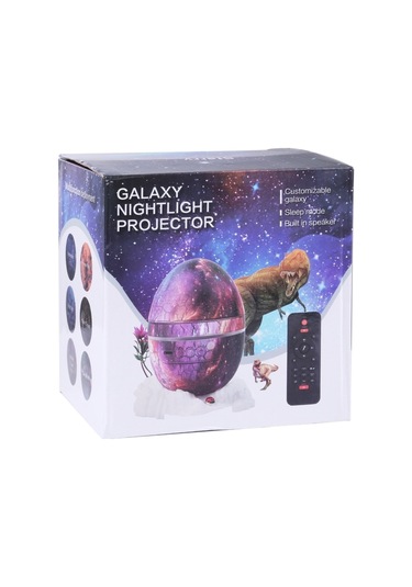 Sones Uzaktan Kumandalı Yıldızlı Projektör Müzikli Gece Lambası Çok Renkli