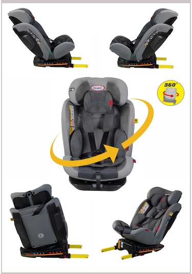 Holmer Kids Maxi Protect Aero 3D 360° Dönebilir Isofix 0  -  36 KG Oto Koltuğu