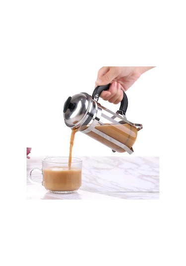 FRENCH PRESS 350 ML LÜX (DÜZ-350D) Gri