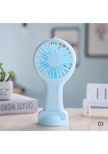 Mavi 1 Adet Usb Mini Rüzgar Enerjisi El Fanı, Kullanışlı Ve Ultra Sessiz, Yüksek Kaliteli Taşınabilir Ofis Fanı Wbl