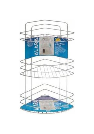 Ece 3 Katlı Paslanmaz Metal Köşelik 55 Cm 1 Adet Çok Renkli