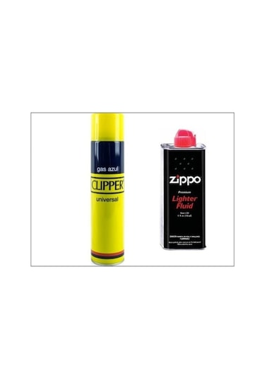 Ardahan Ticaret 2'li Benzin ve Clipper Çakmak Gazı Set