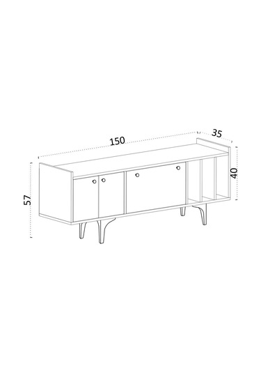 Decormet Antares Tv Sehpası Dec0030 Diğer