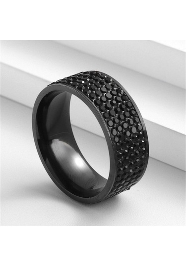 Gümüş Kadın Moda Lüks Düğün Nişan Yüzüğü Takı Hediye Alyans Aksesuarları, Ölçü: 7 Gümüş