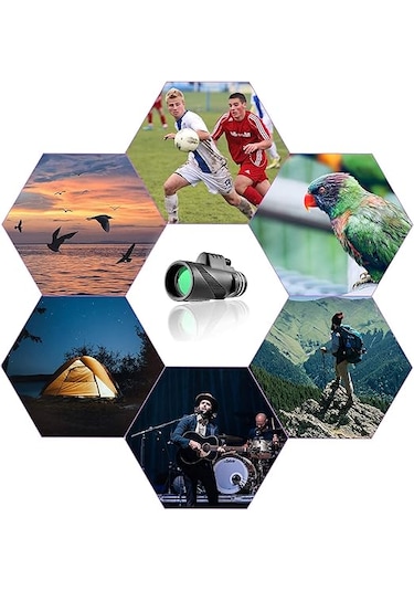 Techtic 80x100 Taşınabilir Monoküler Dürbün Teleskop Uzun Menzill