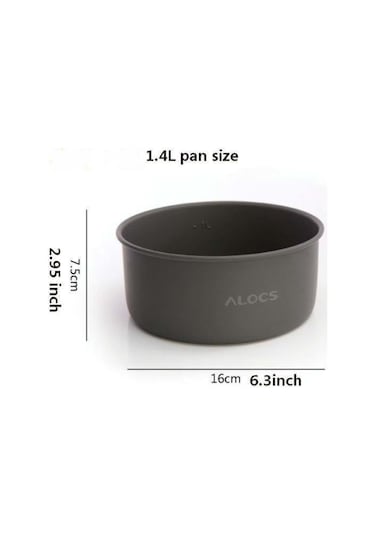 Alocs Kamp Pişirme Seti 10 Parça Alkol Ocaklı Çok Renkli