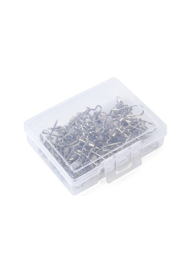 Xiyyadms Balıkçılık Pivoting Snap Pinleri 25 Adet - 0 Numara, Bakır Ve Paslanmaz Çelik, Tersine Çevirme Engeli, Dayanıklı Ve Korozyona Dayanıklı