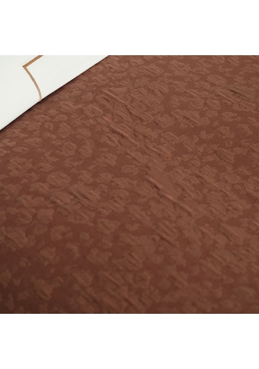 Karaca Home Wild Kahve Çift Kişilik Yatak Örtüsü Kahverengi