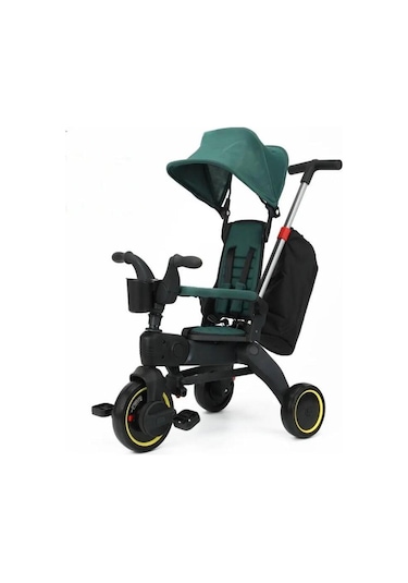 Maxi Taxi Trike Plus F3 Ebeveyn Kontrollü Katlanır Bisiklet Yeşil