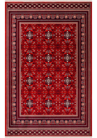 Halı Asya Koleksiyonu 39772-010 Kırmızı Renkli