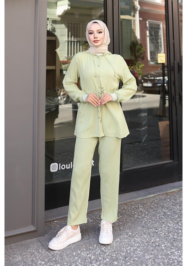 Ribana Detaylı Takım Mint Yeşili Mintyeşili Mint Yeşili