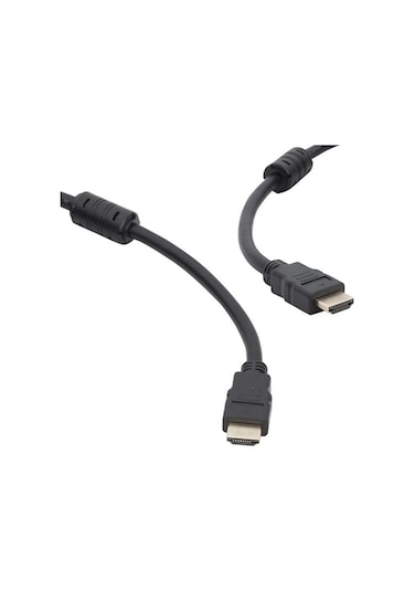 Plastik Düz Siyah 5 Metre Poşetli Hdmı Kablo