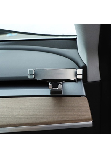 Kosona Tesla Model 3/y Sağ Sürüş İçin Araç Telefon Tutucusu - 360 Döner, 4.7-7 İnç Telefonlar, Merkezi Panel Montajlı, Delme Gerektirmeyen Abs Plastik