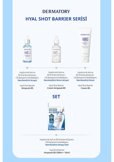 Dermatory Hyal Shot Barrier Ampoule B5 20 ML