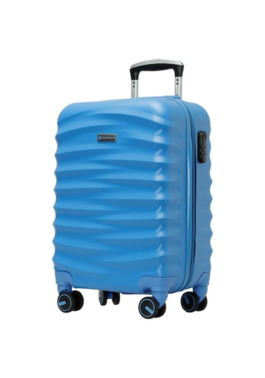 Lumberjack Newyork -k Abs 5fx Açık Mavi Unisex Küçük Boy Valiz Mavi