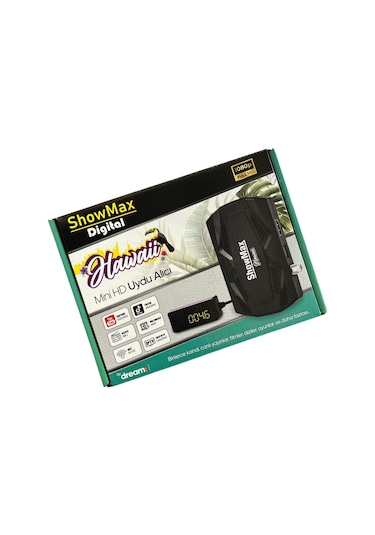 Showmax Hawaii Mini Hd Uydu Alıcısı + Wifi Anteni