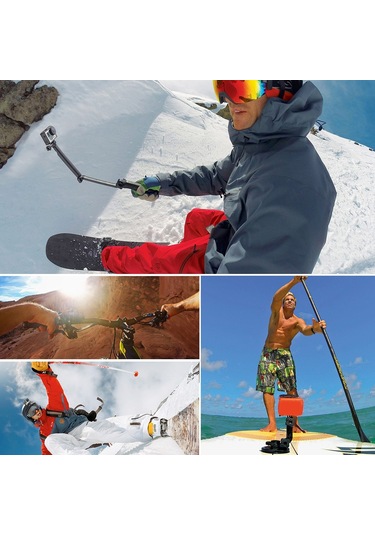 Puluz Plastik Başparmak Topuzu Standart Uzun Vidalı Kısa Vidagopro, Insta360, Djı Ve Diğer Aksiyon Kameraları Siyah Diğer Çok Renkli